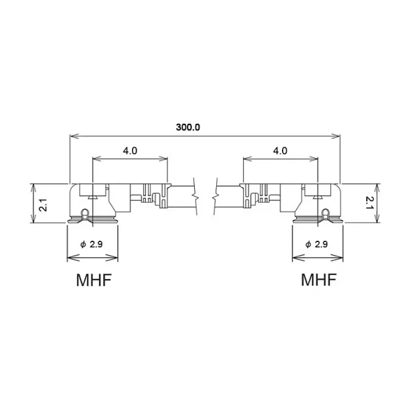 DeLOCK 89609 Koaxialkabel 0,3 m MHF (I-PEX) Schwarz Gold