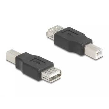 Kabeladapter DeLOCK 67199 USB Typ-B auf Typ-A Schwarz