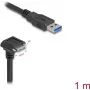 DeLOCK USB-Kabel 1m USB-A Micro-USB-B Schwarz 5 Gbit/s
