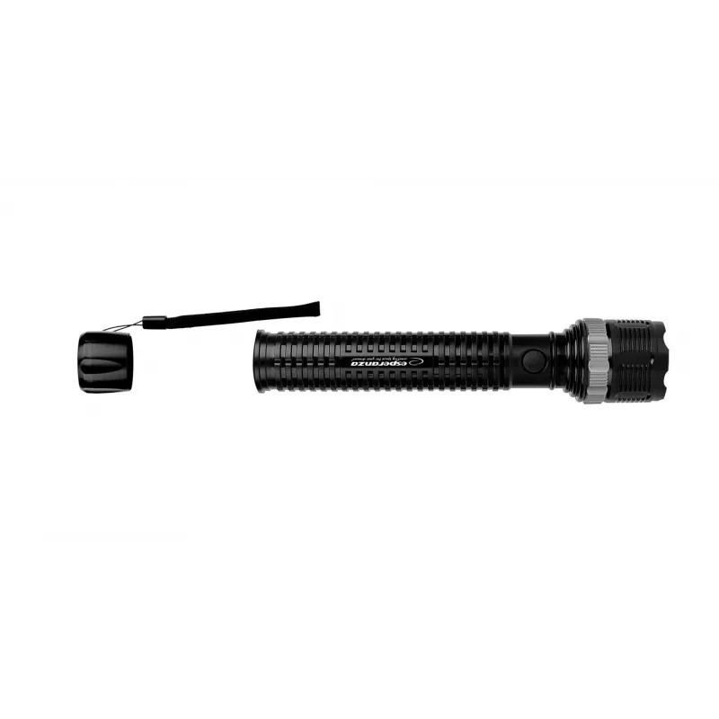 Handtaschenlampe ESPERANZA Epione XL LED 1.2W 100 lm 100 m Schwarz, batteriebetrieben R20 (3)