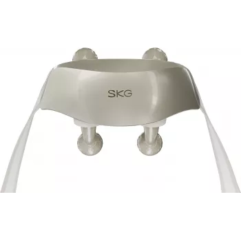 SKG H7 Ultra – Graue Massageköpfe, Kombi-Massage, Kompressionsmassage, Knetmassage, Vibrationsmassage, Nacken, Schultern, Grau, Kunststoff, Tasten, Batterie