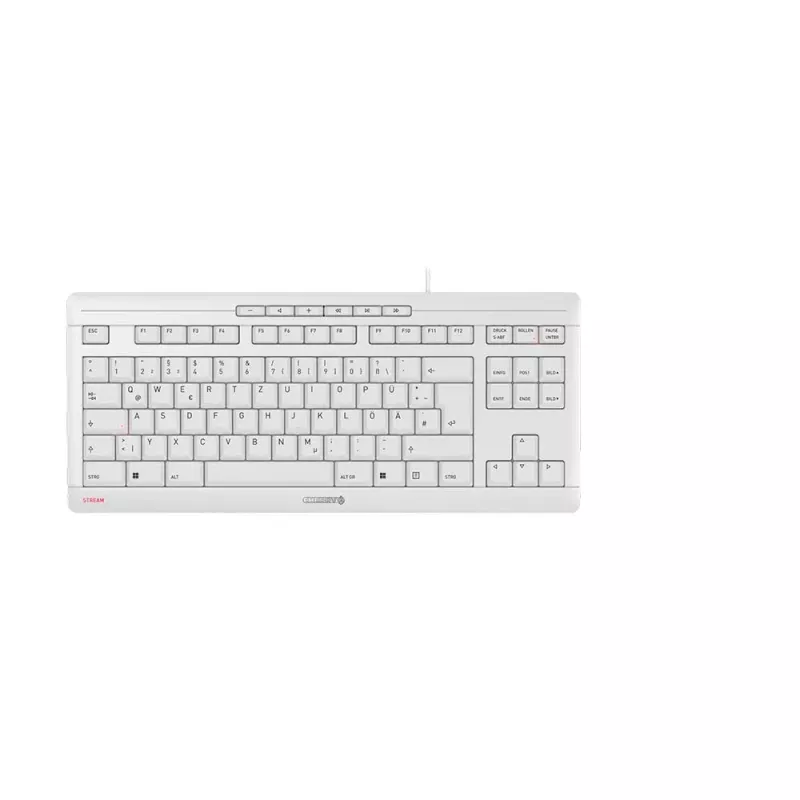 CHERRY STREAM TKL Tastatur Universal USB QWERTZ Deutsch Weiß