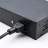 Ethernet PoE Switch QOLTEC 52296 — 4x RJ45 PoE-Ports, 1x RJ45 Uplink