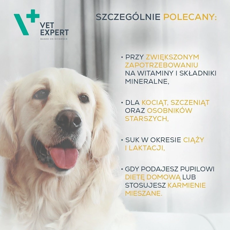Multivitaminkapseln VETEXPERT 30 Stück für Hunde und Katzen – Vitalität, Gelenkunterstützung, konservierungsstoff- und glutenfrei