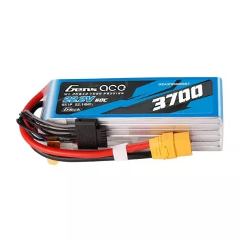 Batterie Gens ace GEA376S60X9GT 22,2 V LiPo eingebaut für RC-Modelle, 0,536 kg, schwarz/blau/grau/weiß
