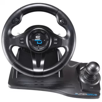 Subsonic SA5596-NG Gaming-Controller Schwarz USB-Lenkrad Pedale 270°