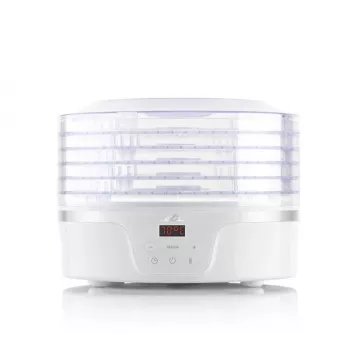 Dörrautomat ETA Eta SECCA Transparent Weiß 380 W, LED-Anzeige, 24-Stunden-Timer, 300×300×220 mm