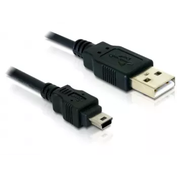 USB-Kabel DeLOCK 82252 USB 2.0 1,5 m USB A Mini-USB B Schwarz