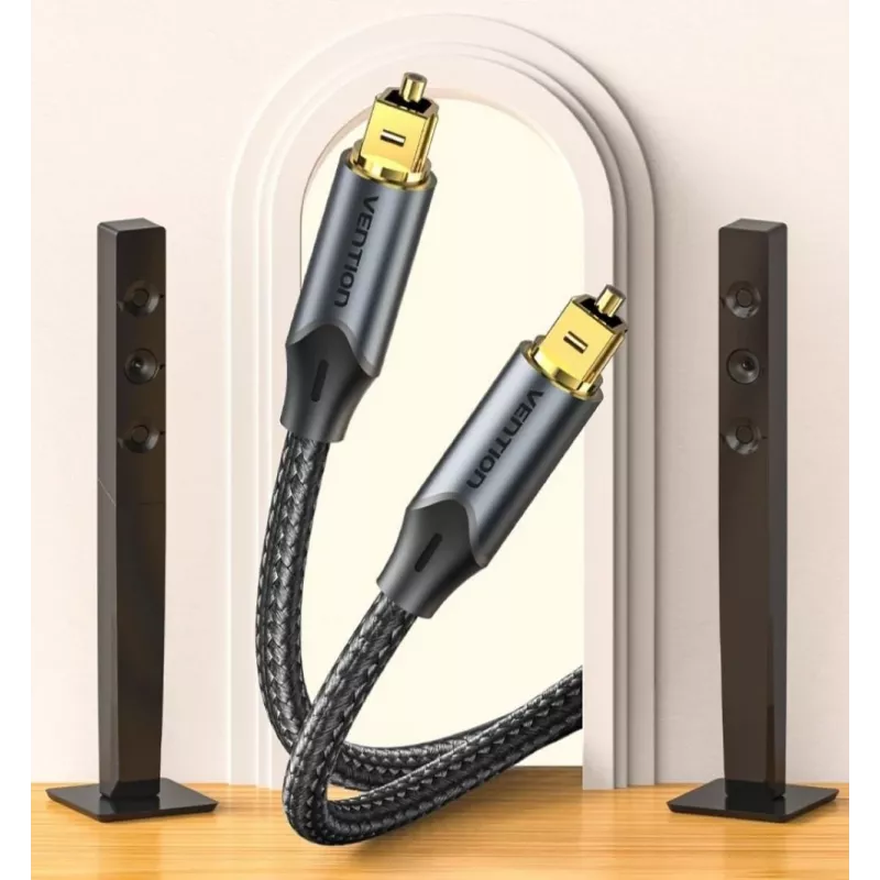 Vention optisches Audiokabel, geflochten, 5 m
