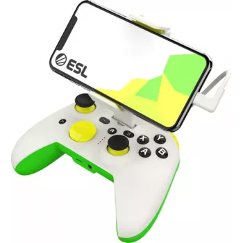 Gamepad RiotPWR RP1925ESL USB Type-C Kabelgebunden Grün Weiß Gelb
