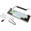 Sharkoon SGK50 S4 Tastatur Gaming USB QWERTZ Deutsch Weiß RGB LED
