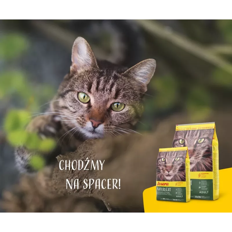 Trockenfutter für Katzen JOSERA NatureCat Adult Geflügel & Lachs 2 kg, getreidefrei, 33% Protein, 20% Fett