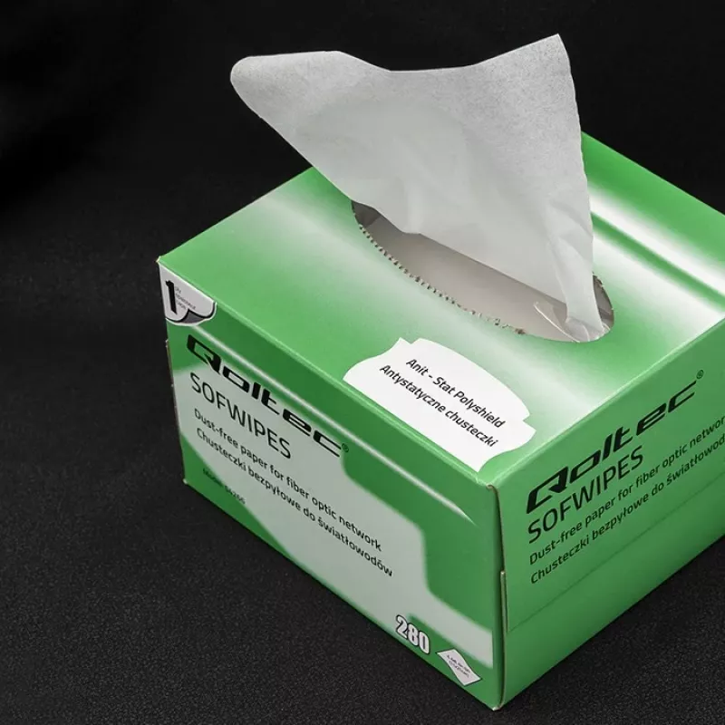 Qoltec Lint-Free Fibre Optic Wipes