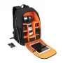 Rucksack Puluz PU5011B wasserdicht schwarz – Kameratasche/Zubehörtasche, kompakter Schutzrucksack