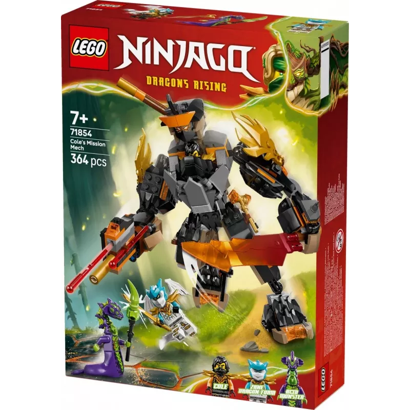 LEGO NINJAGO 71854 Coles Einsatz-Mech und Drache Zane