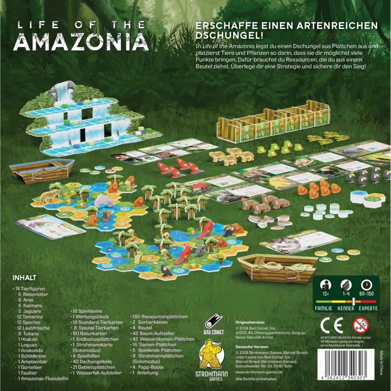 Life of the Amazonia, Brettspiel