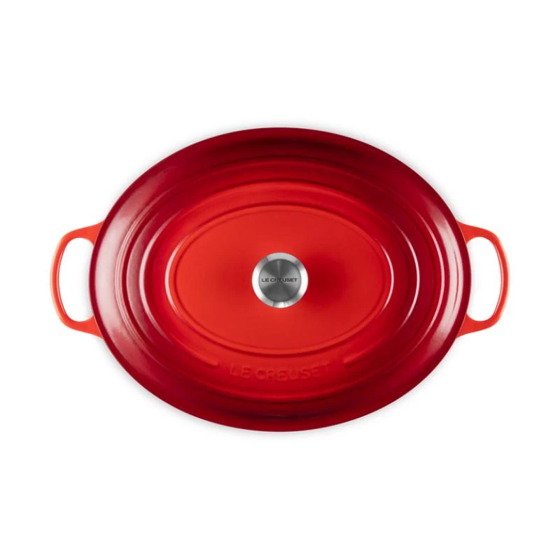 Le Creuset Signature Bräter oval kirschrot 40cm