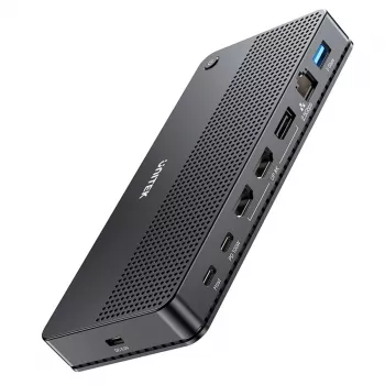 Dockingstation UNITEK D1104A01 USB4 Kabelgebunden 100 W Power Delivery