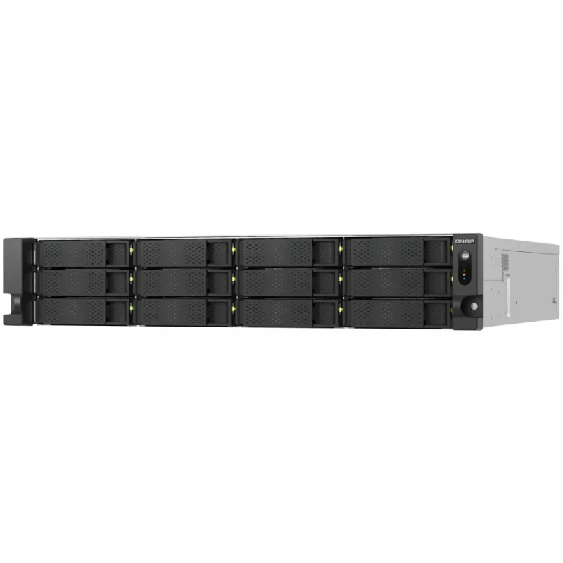 QNAP TS-H1277AXU-RP NAS Rack (2U) AMD Ryzen™ 5 16 GB DDR5 0 TB QuTS hero Schwarz