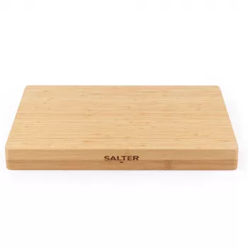 Schneidebrett Salter BW13307RD Bambus umweltfreundliches Design, rechteckiges Schneidebrett