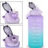 Extralink Motivational Bottle, Wasserflasche, 2000 ml, Lila-Blau, BUT-992