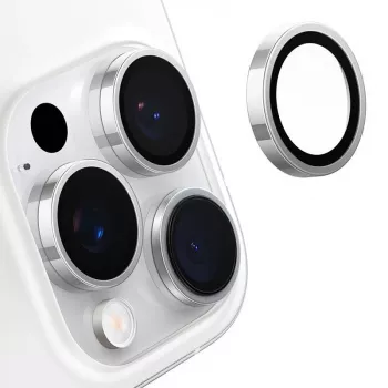 Torras Lensguard Kamera-Glas für iPhone 16 Pro (Grau)