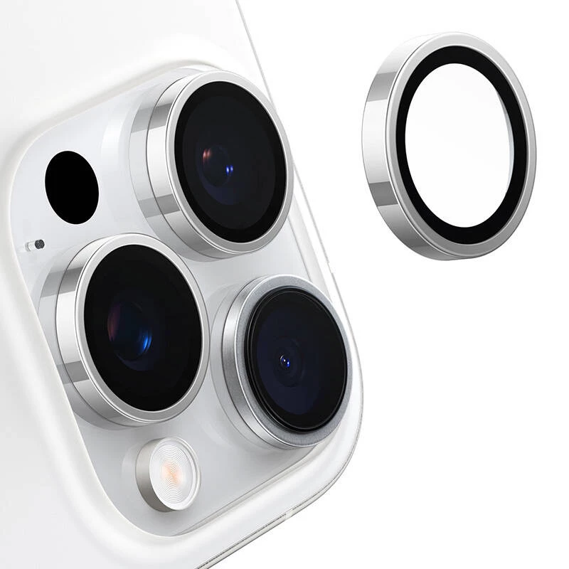 Torras Lensguard Kamera-Glas für iPhone 16 Pro (Grau)