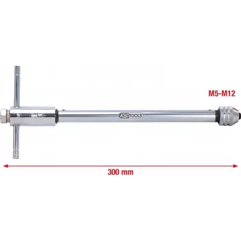 KS Tools 331.0675 Werkzeughalter mit umschaltbarem Ratschenkopf, 320 mm