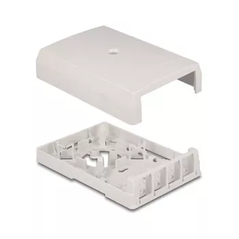 DeLOCK 67053 Keystone-Aufputzdose, 4-Port, weiß