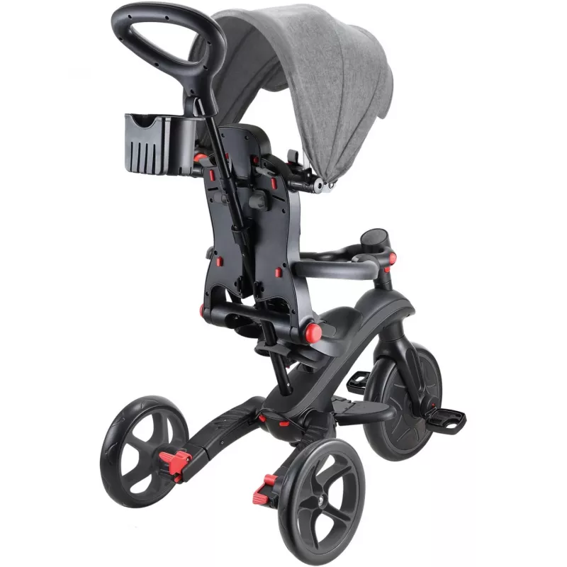 Explorer Trike Foldable 4 in 1, Kinderfahrzeug Grau