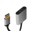 LogiLink CDA0108 Videokabel-Adapter 0,15 m DisplayPort HDMI Schwarz Grau