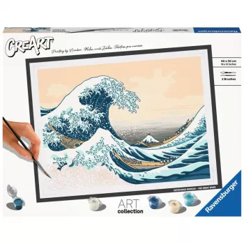 Malset Ravensburger CreArt ART Collection Die große Welle Hokusai 23690 — Malen-nach-Zahlen-Kunstset