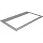 Kindermann Aluminiumrahmen CablePort flex 4fach - Rahmen für Tischanschlussfeld (7448000012)