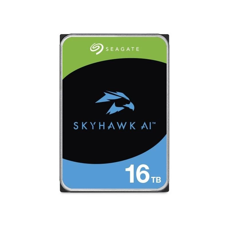 Seagate SkyHawk AI interne Festplatte 16 TB 7200 U/min 512 MB 3,5 Zoll Serial ATA III
