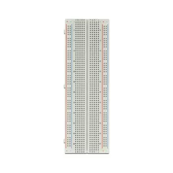 Breadboard DELOCK 18313 — lötfreies Prototyping-Board, Kunststoff, 55×165×9 mm, weiß