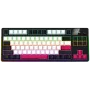 LORGAR KBP70TKLW, Kabellose TKL Mechanische Gaming-Tastatur Pro, Schwarz/Rot, EN-Layout