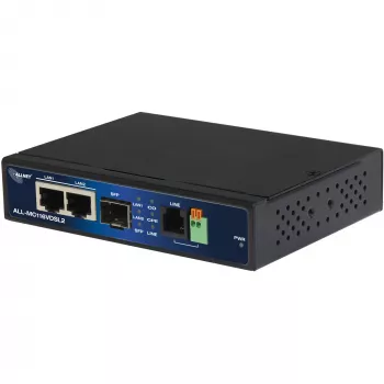 Modem ALLNET ALL-MC116VDSL2 160 Mbit/s 2x RJ45 SFP Schwarz