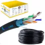 Netzwerkkabel Extralink Twisted Pair CAT6 FTP (F/UTP) V2 Outdoor 305 M Schwarz