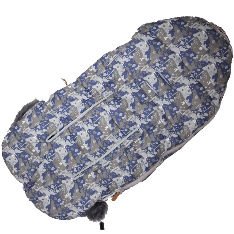 Babyschlafsack für Kinderwagen Extralink Kdiki mit Ohrenkapuze, 100 cm