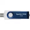 Xporter X550 32GB, USB-Flash-Laufwerk Blau/Weiß, USB-A und USB-C 3.2 Gen 1