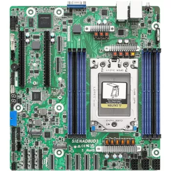 Mainboard ASRock SIENAD8UD3, AMD 800-Serie, Sockel SP6, micro-ATX