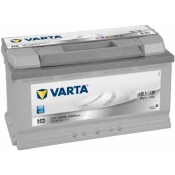 Autobatterie Varta Silver Dynamic H3 — 12V 100Ah, Starterbatterie für Personenkraftwagen