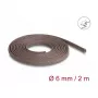 Kabelschlauch DeLOCK 20897 Braun Polyester 6mm