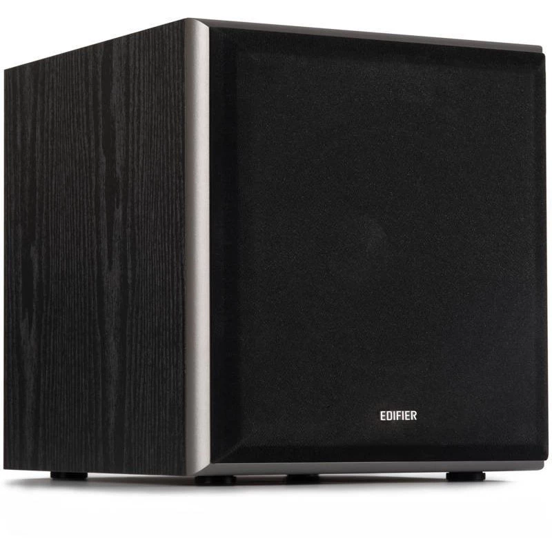 Aktiver Subwoofer Edifier T5, Stereo-Cinch-Ein-/Ausgang, Schwarz, 70 W (leicht beschädigte Verpackung)