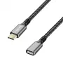 USB 3.2 Gen2 Type-C auf USB-C/F, PD, 1m