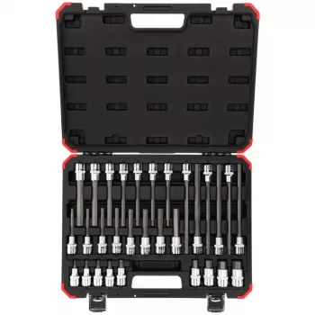 Steckschlüsselsatz Gedore R68003030 — 1/2-Zoll-Antrieb, 30-teiliges Schraubendreher-Steckschlüssel- und Zubehörset