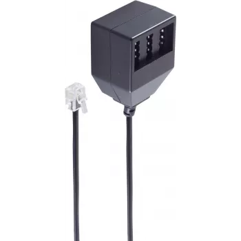 Telefonkabel ShiverPeaks BS71018-1 0,2 m Schwarz