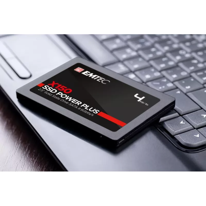 Emtec X150 Power Plus - SSD - 2 TB - intern - 6,4 cm (2,5 inch) - SATA 6Gb/s (ECSSD2TX150)