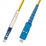 Microconnect FIB461001 InfiniBand/Glasfaserkabel 1 m LC Gelb