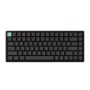 Mechanische kabellose Tastatur Keychron K2 – kompakt mit 84 Tasten, Schwarz, Bluetooth und USB-C, RGB-Hintergrundbeleuchtung